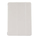 For iPad 9.7 (2018) & iPad 9.7 inch (2017) & iPad Air Silk Texture Horizontal Flip Leather Case with Three-folding Holder(White)