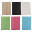 For iPad 9.7 (2018) & iPad 9.7 inch (2017) & iPad Air Silk Texture Horizontal Flip Leather Case with Three-folding Holder(White)