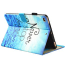 For iPad 9.7 (2018) & iPad 9.7 inch 2017 / iPad Air / iPad Air 2 Universal Never Stop Dreaming Pattern Horizontal Flip Leather Protective Case with Holder & Card Slots