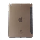 For iPad 9.7 (2018) & iPad 9.7 (2017) & iPad Air Silk Texture Horizontal Deformation Flip Leather Case with Three-folding Holder(Black)