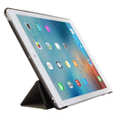 For iPad 9.7 (2018) & iPad 9.7 (2017) & iPad Air Silk Texture Horizontal Deformation Flip Leather Case with Three-folding Holder(Black)