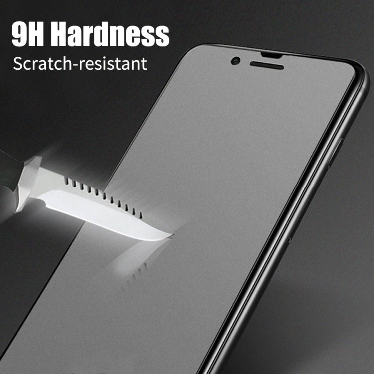 10 PCS Non-Full Matte Frosted Tempered Glass Film for iPhone SE 2020 / 8 / 7
