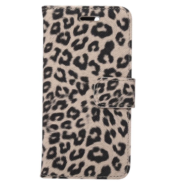 For iPhone 8 & 7 Leopard Pattern Horizontal Flip Leather Case with Holder & Card Slots & Wallet(Brown)