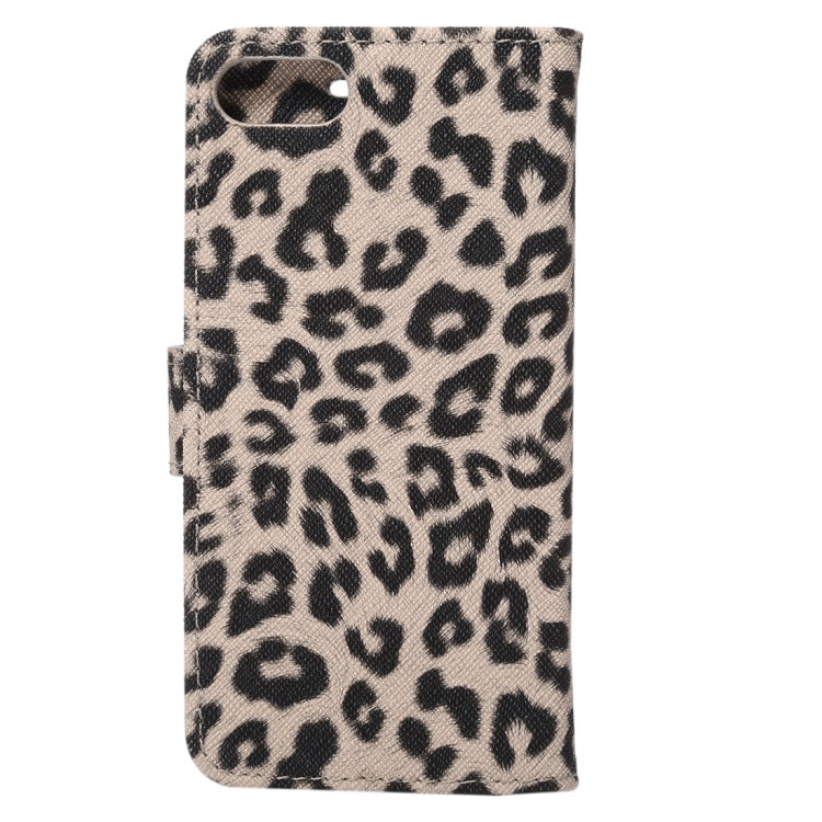 For iPhone 8 & 7 Leopard Pattern Horizontal Flip Leather Case with Holder & Card Slots & Wallet(Brown)