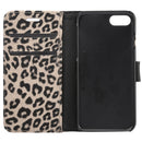 For iPhone 8 & 7 Leopard Pattern Horizontal Flip Leather Case with Holder & Card Slots & Wallet(Brown)