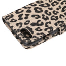 For iPhone 8 & 7 Leopard Pattern Horizontal Flip Leather Case with Holder & Card Slots & Wallet(Brown)