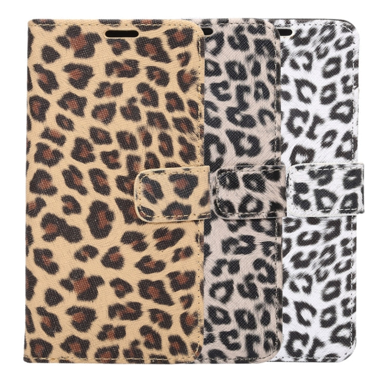 For iPhone 8 & 7 Leopard Pattern Horizontal Flip Leather Case with Holder & Card Slots & Wallet(Brown)