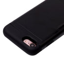 For iPhone 8 & 7 Slide Style TPU + PC Combination Case with Card Slot(Black)