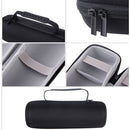 Hard PU Leather Portable Zipper Bluetooth Speaker Protective Case Shoulder Bag for JBL Charge 3 Bluetooth Speaker(Black)