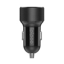 ipipoo XP-2 Dual USB Car Fast Charging Charger with Android Line(Black)