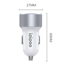 ipipoo XP-2 Dual USB Car Fast Charging Charger with Android Line(White)