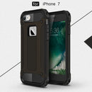 For iPhone 8 & 7 Tough Armor TPU + PC Combination Case(Black)