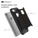For iPhone 8 & 7 Tough Armor TPU + PC Combination Case(Black)