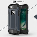 For iPhone 8 & 7 Tough Armor TPU + PC Combination Case(Dark Blue)
