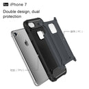 For iPhone 8 & 7 Tough Armor TPU + PC Combination Case(Dark Blue)