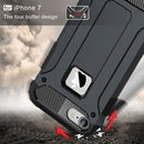 For iPhone 8 & 7 Tough Armor TPU + PC Combination Case(Dark Blue)