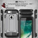 For iPhone 8 & 7 Tough Armor TPU + PC Combination Case(Grey)