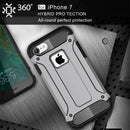 For iPhone 8 & 7 Tough Armor TPU + PC Combination Case(Grey)