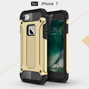 For iPhone 8 & 7 Tough Armor TPU + PC Combination Case(Gold)
