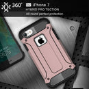 For iPhone 8 & 7 Tough Armor TPU + PC Combination Case(Rose Gold)