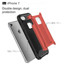 For iPhone 8 & 7 Tough Armor TPU + PC Combination Case(Red)