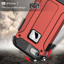 For iPhone 8 & 7 Tough Armor TPU + PC Combination Case(Red)