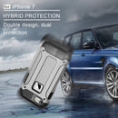 For iPhone 8 & 7 Tough Armor TPU + PC Combination Case(Silver)