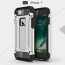 For iPhone 8 & 7 Tough Armor TPU + PC Combination Case(Silver)
