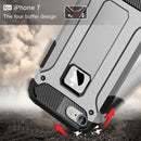 For iPhone 8 & 7 Tough Armor TPU + PC Combination Case(Silver)