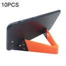 10 PCS V Shape Universal Mobile Phone Tablet Bracket Holder (Orange)