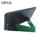 10 PCS V Shape Universal Mobile Phone Tablet Bracket Holder (Green)