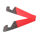 10 PCS V Shape Universal Mobile Phone Tablet Bracket Holder (Red)