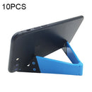 10 PCS V Shape Universal Mobile Phone Tablet Bracket Holder (Sky Blue)