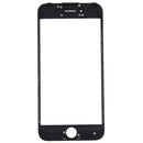 Front Screen Outer Glass Lens with Front LCD Screen Bezel Frame for iPhone 7 (Black)