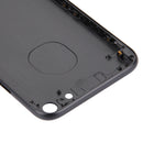 5 in 1 for iPhone 7 (Back Cover + Card Tray + Volume Control Key + Power Button + Mute Switch Vibrator Key) Full Assembly Housing Cover(Black)