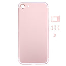 5 in 1 for iPhone 7 (Back Cover + Card Tray + Volume Control Key + Power Button + Mute Switch Vibrator Key) Full Assembly Housing Cover(Rose Gold)