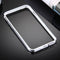 For iPhone 8 & 7 TPU + Aluminum Alloy Bumper Frame(Silver)