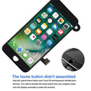 LCD Screen and Digitizer Full Assembly include Front Camera for iPhone 7 (Black)