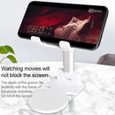 Universal Portable Folding Desktop Holder Bracket for Mobile Phone Tablet (White)