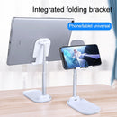 Z01 Universal Folding Retractable Desktop Holder Bracket for Mobile Phone Tablet (Black)