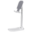Z01 Universal Folding Retractable Desktop Holder Bracket for Mobile Phone Tablet (White)