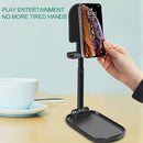 Z01 Universal Folding Retractable Desktop Holder Bracket for Mobile Phone Tablet (White)