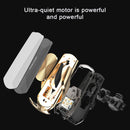 Q2 15W Universal Rotation Infrared Induction Magnetic Car Wireless Charging Mobile Phone Holder with Micro USB + 8 Pin + Type-C / USB-C Magnetic Connector(Black)