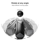 Q2 15W Universal Rotation Infrared Induction Magnetic Car Wireless Charging Mobile Phone Holder with Micro USB + 8 Pin + Type-C / USB-C Magnetic Connector(Silver)