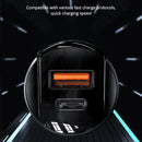 USAMS US-CC113 C19 42W Dual Ports Digital Car Charger