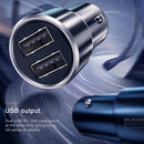 WK WP-C25 12W Tikin Dual USB Car Charger (Silver)