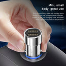 WK WP-C25 12W Tikin Dual USB Car Charger (Silver)