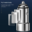 WK WP-C25 12W Tikin Dual USB Car Charger (Silver)