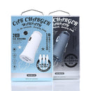 WK WP-C13 2.4A Warpath Dual USB Car Charger (Black)
