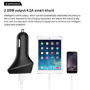 WK WP-C01 4.2A Three USB Martian Car Charger